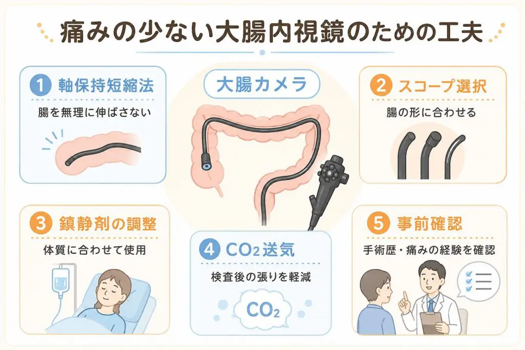 なぜ当院の大腸カメラは痛くない・苦しくないのか？内視鏡専門医が解説 